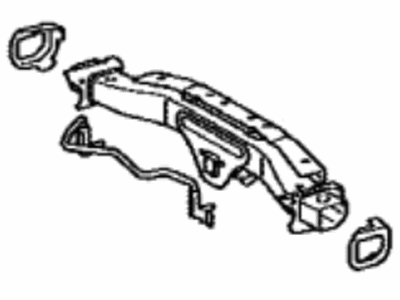 Toyota 51209-0C900 Crossmember Sub-Assembly, Frame, Rear