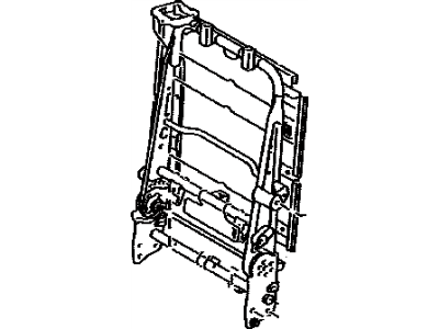 Toyota 71017-0C080 Frame Sub-Assembly, Rear Seat Back, Passenger Side