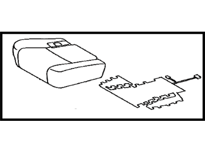 Toyota 71076-0C320-B2 Cover, Rear Seat Cushion, Driver Side (For Separate Type)