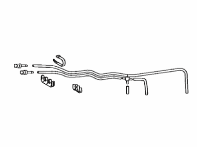 Toyota 36407-34050 Hose Sub-Assembly, Transfer Breather