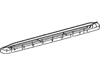 Toyota 51773-0C903 Cover,  Side Door Step Plate,  Front RH