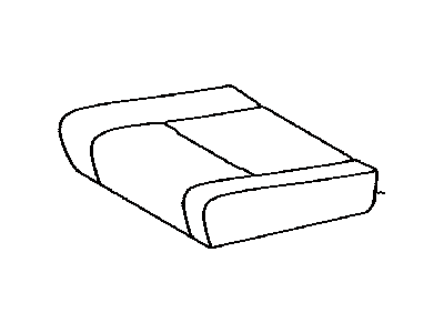 Toyota 79021-0C092-B3 Cover Sub-Assy,  NO.2 Seat Cushion,  RH