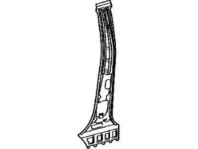 Toyota 61308-0C020 Pillar Sub-Assy,  Center Body,  Inner LH