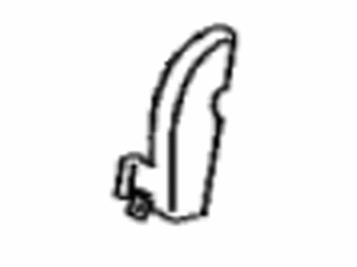 Toyota 71843-0C030-C0 Cover,  Rear Seat Reclining,  NO.2 RH