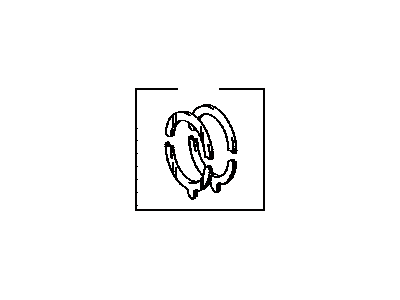 Toyota 11011-0S010 Washer Set,  Crankshaft Thrust