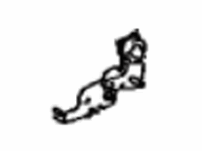 Toyota 72607-0C010 Plate,  Rear Seat Reclining Lock,  RH