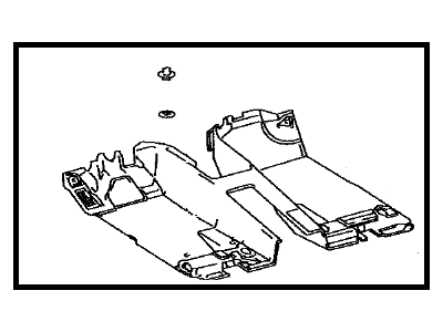 Toyota 58510-0C600-C0 Carpet Assy,  Floor,  Front