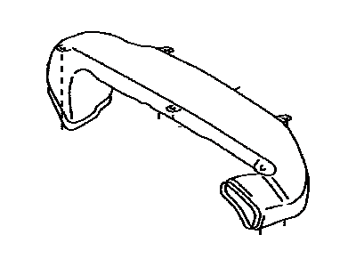 Toyota 87217-0C050 Duct,  Air,  Rear Roof NO.3