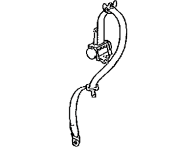 Toyota 73360-0C091-C0 Belt Assy,  Rear NO.1 Seat,  Outer RH