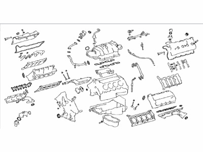 Toyota 04112-0S011 Gasket Kit,  Engine Valve Grind