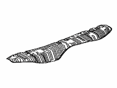 Toyota 58156-0C011 Insulator,  Front Floor Heat,  NO.4