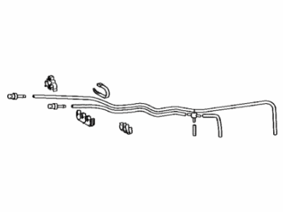 Toyota 36407-34050 Hose Sub-Assy,  Transfer Breather