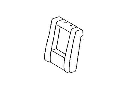 Toyota 71095-0C022-B0 Cover Sub-Assy,  Center Seat Back