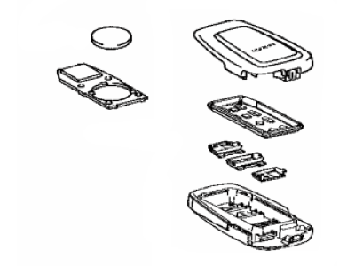 8990H-42371 Toyota Transmitter Sub-Assembly, Electrical Key Illustration 1 of 1