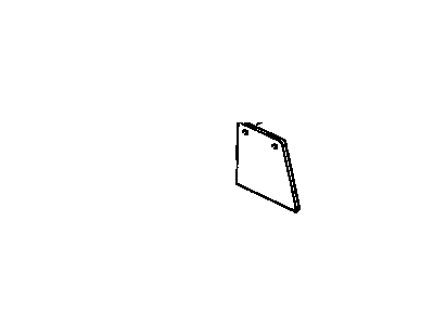 Toyota 66241-39016 Mudguard, Rear