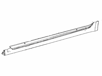 Toyota 75851-02913 Rocker Molding