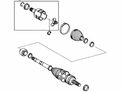 Toyota 43420-02E72 Axle Assembly