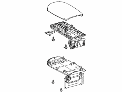 Toyota 58905-02D00-B1 Door Sub-Assembly, Console Compartment