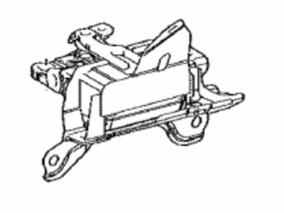 12372-24020 Toyota Insulator, Engine Mounting, Driver Side Illustration 1 of 1