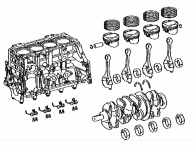 Toyota 11400-F2020 Short Block