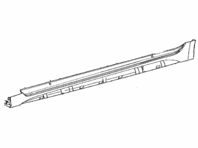 Toyota 75852-02913 Rocker Molding