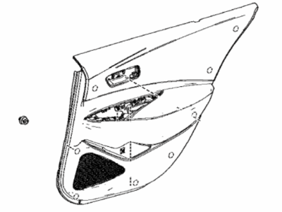 Toyota 67630-02W80-20 Door Trim Panel
