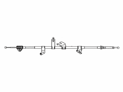 Toyota Corolla Parking Brake Cable - 46420-02390