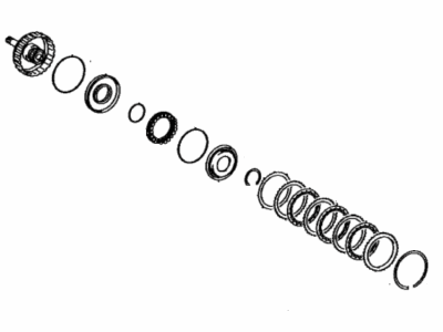 Toyota 35610-12290 Clutch Assy,  Forward Multiple Disc
