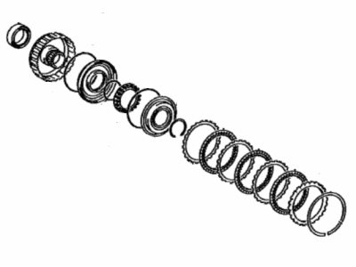 35610-12300 Toyota Clutch Assembly, Forward Multiple Disc Illustration 1 of 1