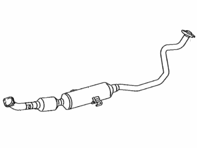 Toyota 17410-F2301 Pipe Assy,  Exhaust,  Front