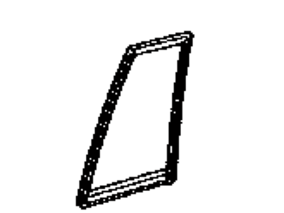Toyota 68188-48040 Weatherstrip,  Rear Door Quarter Window,  RH