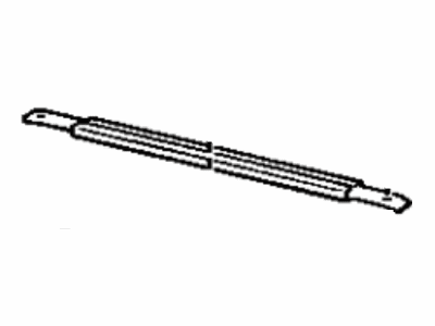 Toyota 02225-86103 Weatherstrip Retainer Strip