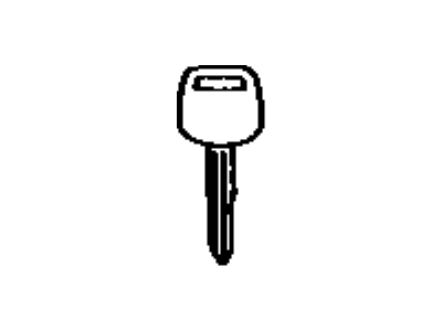 Toyota 90999-00163 Key,  Blank