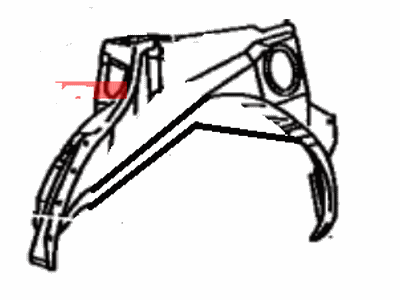 Toyota 61608-20320 Inner Wheelhouse