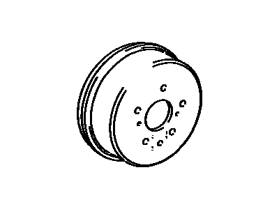 Toyota Celica Brake Drum - 42431-32020