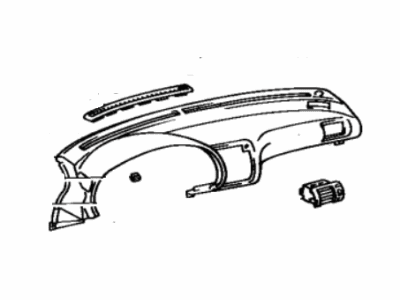 Toyota 55401-20580-02 Crash Pad