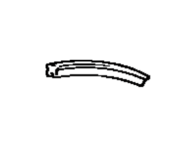Toyota 02166-86103 Drip Rail, Passenger Side