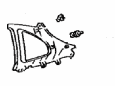 Toyota 62472-20370-02 Quarter Trim