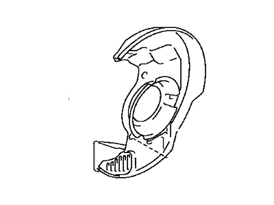 Toyota Celica Backing Plate - 47703-20100