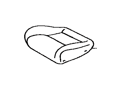 Toyota 71071-2D600-03 Cover, Front Seat Cushion, Passenger Side(For Separate Type)