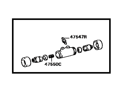 Toyota Celica Wheel Cylinder - 47570-20051