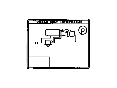 Toyota 17792-16500 Vacuum Diagram