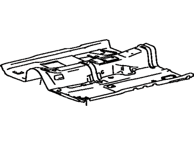 Toyota Celica Floor Pan - 58111-20140