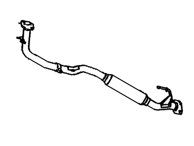 Toyota Celica Exhaust Pipe - 17410-74890