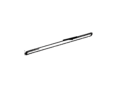 Toyota 75731-20550-02 Moulding,  Front Door,  Outside RH