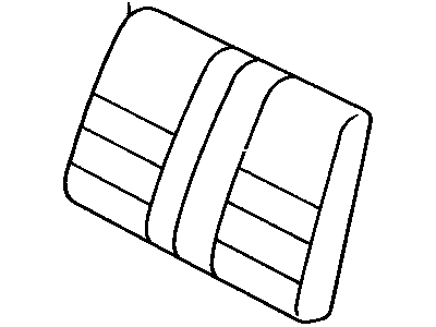 Toyota 71077-2D550-03 Cover, Rear Seat Back (For Bench Type)