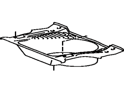 Toyota Celica Floor Pan - 58311-20270