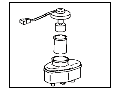 Toyota 47202-20390 Reservoir Sub-Assy,  Brake Master Cylinder