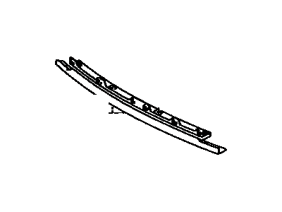 Toyota 52527-20040 Bumper Cover Lower Retainer