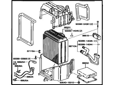 Toyota Celica Evaporator - 88510-2B330